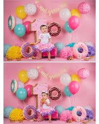Birthday Theme Ideas For Baby Girls Melody S Adorable Dnut Grow Up Themed Session Is Up On The Blog Www Carydiazphotog Donut Themed Birthday Party First Birthday Parties Donut Birthday Parties