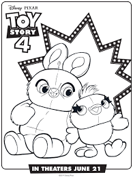 Toy Story 4 Posters Images Characters Do It Yourself Daddy Toy Story Coloring Pages Free Disney Coloring Pages Bunny Coloring Pages