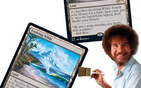 A basic sleight of hand in card magic. Bob Ross Magic The Gathering Cards Remind Us Everything Will Be Ok Slashgear