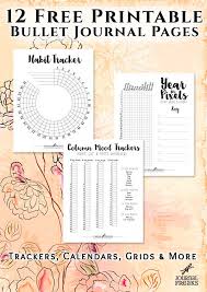 There is a yearly and a monthly option. Free Printable Bullet Journal Pages The Basics Journal Freaks