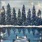 Manic Monday $5 OFF! Sparkly Winter Dock! - Painting with a Twist, 8010 McEwen Rd Event Image