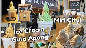 For chocolate lovers who just have to have chocolate in everything, here's for you! Ice Cream Gula Apong Is Now At Lutong Miri City Miri City Sharing