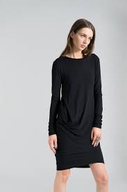 Black Loose Dress Long Sleeve Tunic Extravagant Dress Loose Etsy Loose Black Dress Long Sleeve Tunic Loose Dress