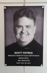 Memorial plaque for fallen police academy graduates in Alexandria