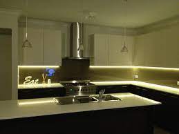 It works nicely is you also want to delineate the space between the cabinets led strips can actually be embedded into the design of a kitchen island or cabinet. 20 Kitchen Led Strip Lights Magzhouse