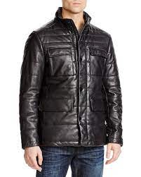 Boss Hugo Boss Garfin Quilted Leather Jacket Men Bloomingdale S Leather Jackets Online Leather Jacket Quilted Leather