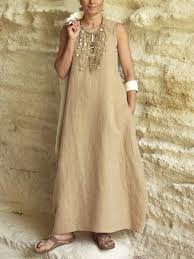 Sleeveless Casual Maxi Dresses Noracora Solid Maxi Dress Maxi Dress Maxi Dresses Casual