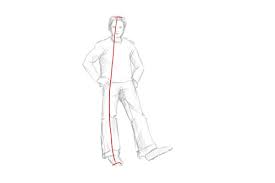 Person standing silhouette clip art. How To Draw A Person Standing