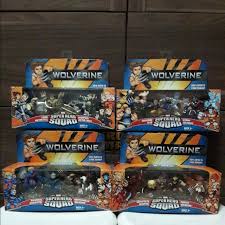 Marvel Super Hero Squad Wolverine 4 Packs X 4 Toys Games Bricks Figurines On Carousell