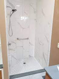 We have some pictures of porcelain shower tile here for you to make sure that all that we said is true. Marble Look Porcelain Tile Shower And Bobay Flooring Llc Facebook