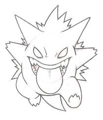 Gengar Pokemon Drawing In 2020 Demon Drawings Pokemon Drawings Pokemon Painting