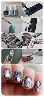 If you need to, you can also cut off the excess wrap with a wooden nail tool or just use some polish remover. Spektor S Nails Galaxy Splatter Nails Diy Decals Tutorial Splatter Nails Diy Nails Creative Nails