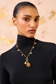 Ulla Johnson Meja Carved Shell Necklace