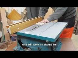 Improving Makita Table Saw Rock Solid Fence Youtube Table Saw Fence Makita Table Saws