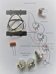 Bass wiring harness prewired kit for precision bass guitar 250k pots 1 volume 1 tone jack. Wiring Kit For J Bass Vintage Correct Parts Towy Music