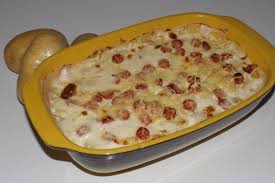 Gratin De Pommes De Terre Aux Knacki Et Aux Kiri Gratin Pomme De Terre Gratin De Pommes Knacki