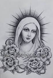 You should always remember that tattoo is made for the whole rest of your life and its meaning will be always fallowing you. Use The Roses And Rosary Beads Under My Blessed Mother Tattoo Virgin Mary Tattoo Mary Tattoo Mother Mary Tattoos