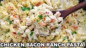 It's perfect to bring to a summer bash or barbecue! The Best Chicken Bacon Ranch Pasta Youtube