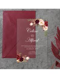 Les cartes de place sont l`autre aspect de votre mariage qui dépend de microsoft word. Faire Part Mariage Acrylique Fleuri Modele 6