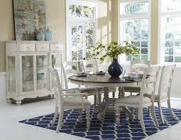 Hillsdale Furniture 5265dtbcl7 Pine Island 7pc Round Dining Set With Ladder Back Chairs Round Dining Room Dining Room Sets Round Dining Table Sets