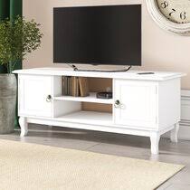 Kate madison builds television armoires and television entertainment centers for flat screen tvs and wide screen tvs. French Country Tv Stands Entertainment Units You Ll Love Wayfair Co Uk