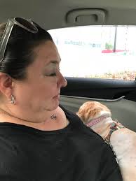 Good morning dear friends. Just a few pictures of our days outing. Bei was  born deaf and was caged for two years. Rita rescued her and now they both  live happily together.