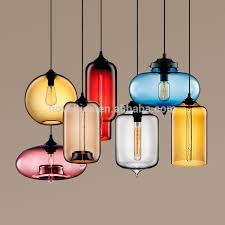 Modern Ufleme Cam Sarkit Aydinlatma El Ufleme Cam Sarkit Aydinlatma Cam Ampul Kolye Lamba Avizel Blown Glass Pendant Glass Pendant Light Cheap Pendant Lights