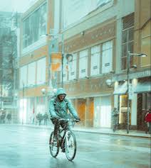 Image result for rain cyclist