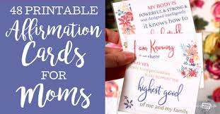 Do you believe you can attract anything you want in life? Printable Positive Affirmation Cards For Moms My Merry Messy Life
