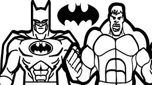 Hulk cartoon coloring pages free printable hulk coloring pages for. Batman And Hulk Coloring Pages Coloring And Drawing