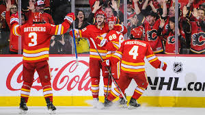 The calgary flames have announced a new contract for forward andrew mangiapane. Nhl Playoffs 2019 Flames Andrew Mangiapane Nets Memorable Goal In Postseason Debut Sporting News Canada