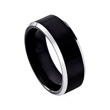 Mens Wedding Band Black Cobalt Ring 8mm Engagement Band Shiny Etsy In 2021 Black Wedding Band Mens Wedding Bands Black Mens Wedding Bands