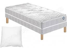 Matelas 90 x 190 cm. Ensemble Matelas Sommier 90 X 200 Bultex Lit Inox 90x200cm Sommier Oreiller