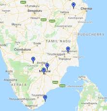 Tourist guide to southern india. Aarupadai Veedu Google My Maps