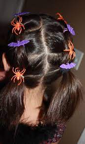 Easy Halloween Hairstyles For Kids School Short And Long Hair Halloween Hair Kids Hairstyles Short Hair For Kids