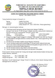 Maybe you would like to learn more about one of these? Contoh Surat Keterangan Harga Tanah