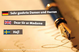 How To Address A Formal Letter In German English And Swedish Schwedische Sprache Wissen Sprache
