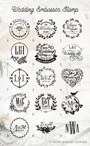 Custom Wedding Emboss Stamp Personalized Monogram Emboss Wedding Seal Envelope Emboss Metal Stamp Wedding Logos Embossing Stamp Wedding Invitation Envelopes