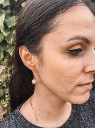 Simple Real Pearl Drop Earrings. Dainty White Pearl Earrings, Real Pearls,  Classic, Minimalist, Wedding Jewelry