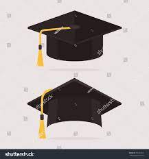 Graduation Hat Vector Illustration In The Flat Style Graduation Cap Isolated On Graduation Hat Hat Vector Fashion Flats