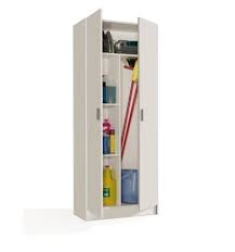 A placard is a large notice that is carried in a march or displayed in a public place. Placard A Balais Floro Placard A Balai Armoire Rangement Rangement Aspirateur