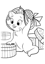 Gambar kucing comel untuk mewarna. Gambar Mewarna Kucing Comel Ringkasan Mewarnai Gambar Haiwan Peliharaan Di Bawah Air Di Hutan