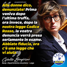 Giulia Bongiorno: "Alle donne...