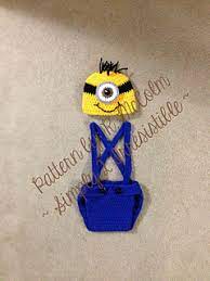 Maybe you would like to learn more about one of these? Ravelry Minion Hat And Diaper Cover With Suspenders Pattern By Ruth Mccolm