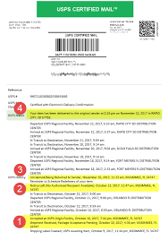 This service means that when the document you have sent reaches its destination or the usps attempts to deliver the same, the usps will provide you an electronic verification. Certified Mail Tracking Scans Certified Mail Labels