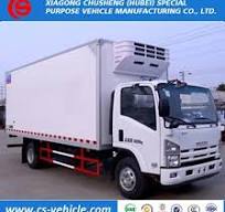 Low Price 3 Tons Isuzu Refrigerated Cold Room Van Truck for Sale