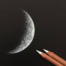 I have tried using sin and cos like how i did for drawing circles but because a crescent has a cut inside it, the sin and cos don't look enough. Cresent Moon Drawing Realistic Novocom Top