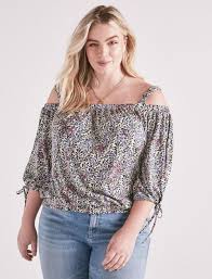 Floral Off The Shoulder Top Lucky Brand