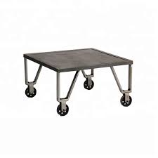 Another distinctive characteristic of its design is the wire mesh shelf placed at the bottom. Industrial Style Modern Small Tea Table With Wheels Metal Coffee Table Buy Metal Coffee Table Modern Tea Table Industrial Coffee Table Product On Alibaba Com