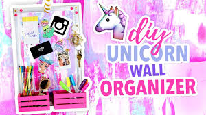 Shop for unicorn decor at bed bath & beyond. Diy Unicorn Wall Organizer Cute Room Decor Karenkavett Youtube